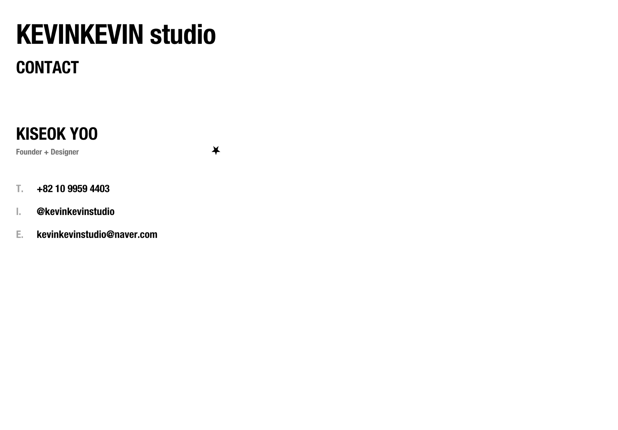 KEVINKEVIN STUDIO 화면 2