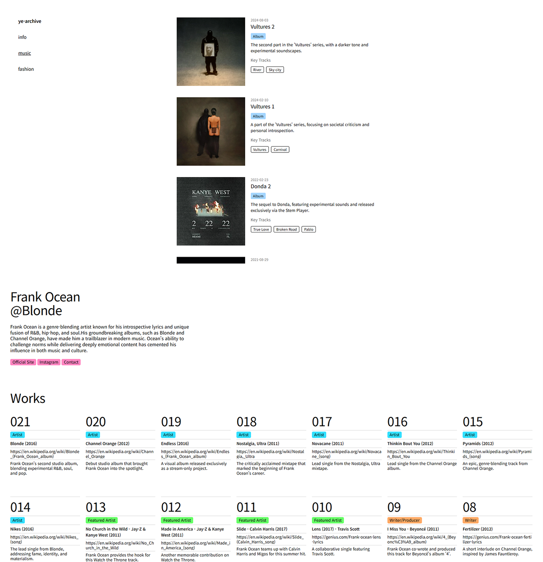 ARCHIVING WEB